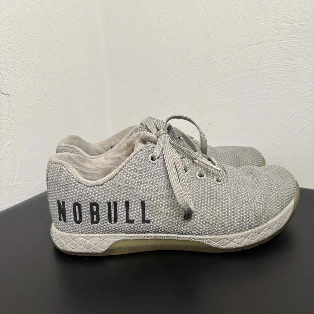 Nobull Superfabric‎ Trainers Women's 7 Men's 5.5 Gym Workout Shoes Gray Sneakers